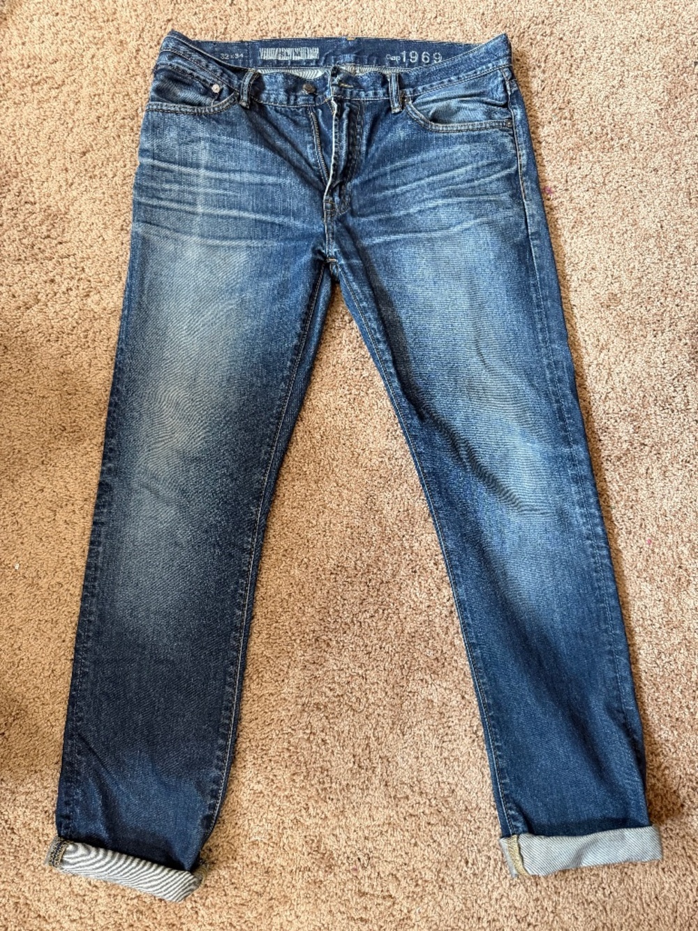 Mens Gap 1969 Slim Jeans
